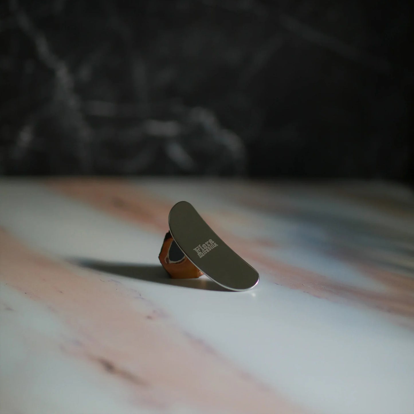 Flora-Mirabilis-BEAUTY-TOOL-Pink-Marble-Surface - Flora Mirabilis